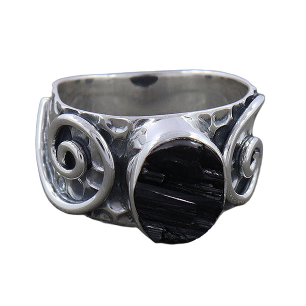 BLACK TOURMALINE RING