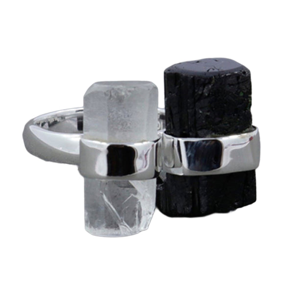 BLACK TOURMALINE RING