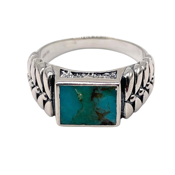 Men's Boulder Turquoise Ring