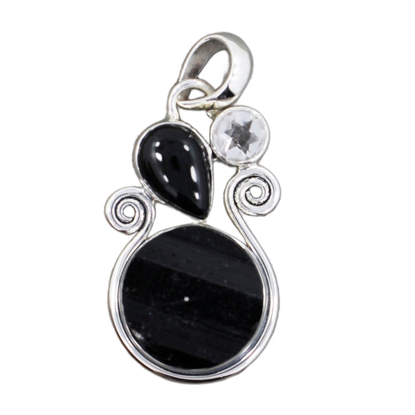 BLACK TOURMALINE PENDANT