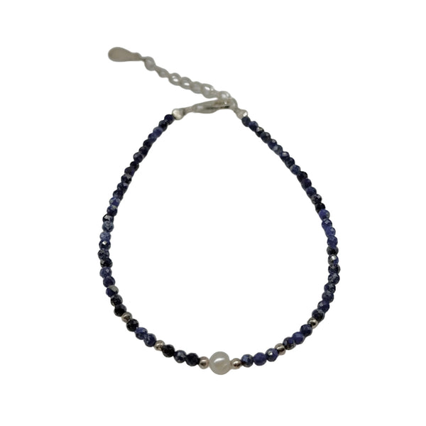 Lapis Beaded Bracelet