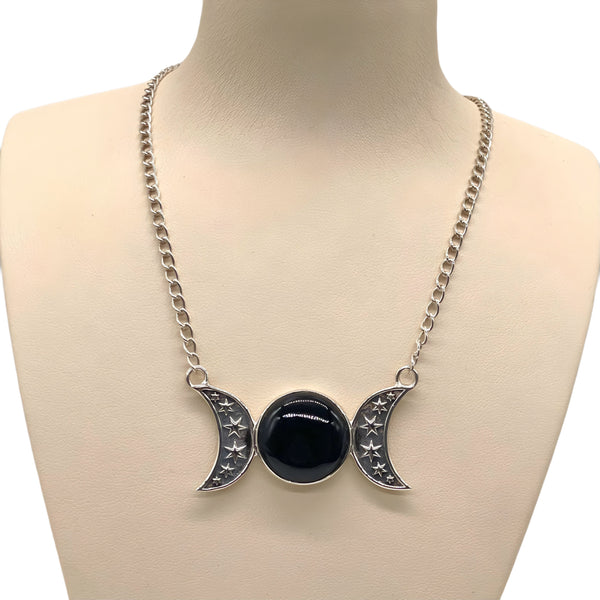 Onyx Moon Necklace