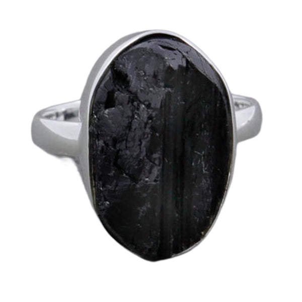 BLACK TOURMALINE RING