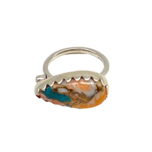 Turquoise Spiny Oyster Ring