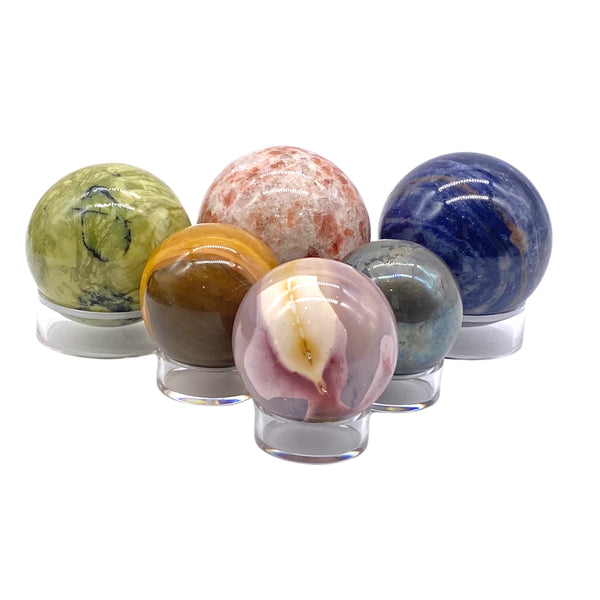 Gemstone Spheres Mix (per piece)