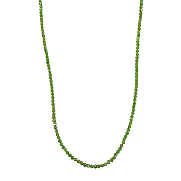 Chrome Diopside Beaded Necklace