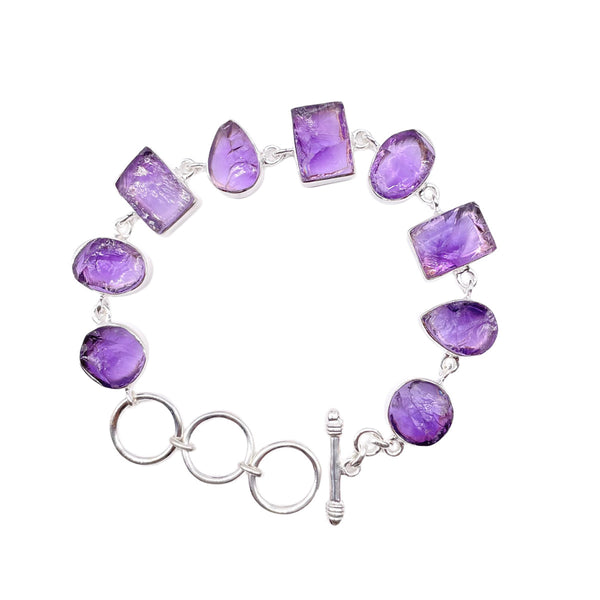 Amethyst Rough Bracelet