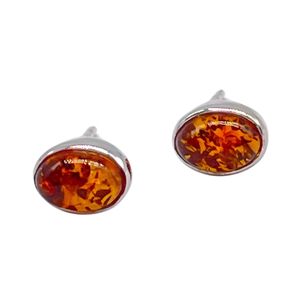 Baltic Amber Studs