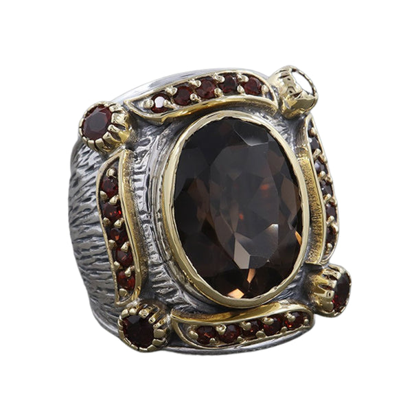 SMOKY QUARTZ RING