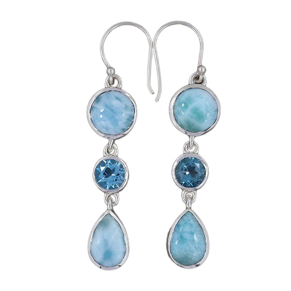 Larimar Earrings