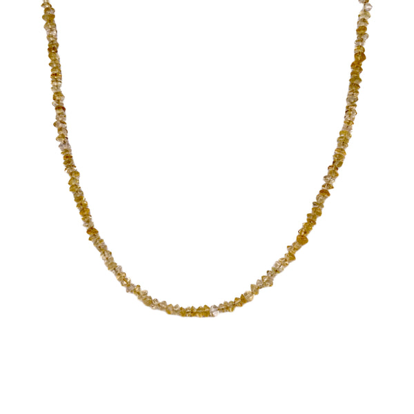 Citrine Beaded Necklace