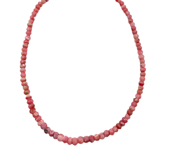 Pink Opal Beaded Necklace