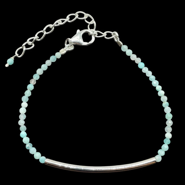 AMANZONITE BEADED BRACELET