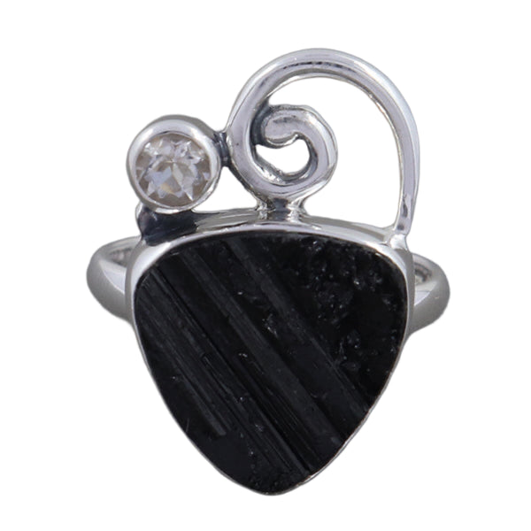 Black tourmaline Ring