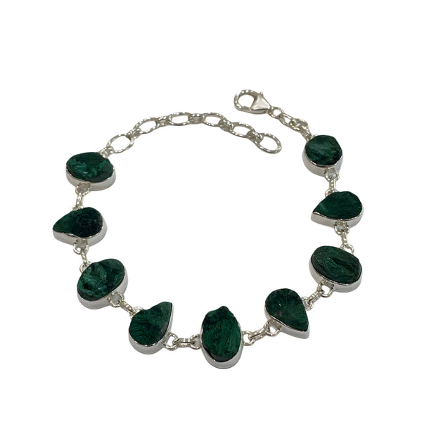 Malachite Fiber Bracelet