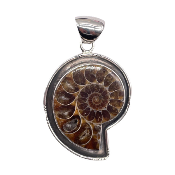 Ammonite pendant