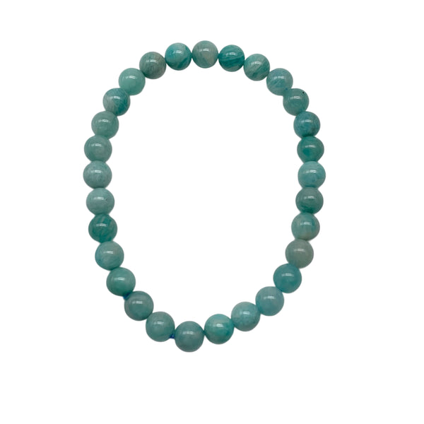 Amazonite 6mm stretchable beaded Bracelet