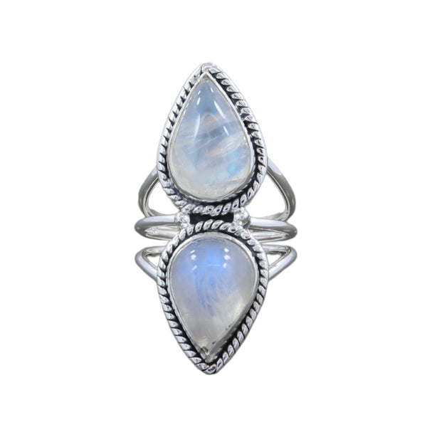 RAINBOW MOONSTONE RING