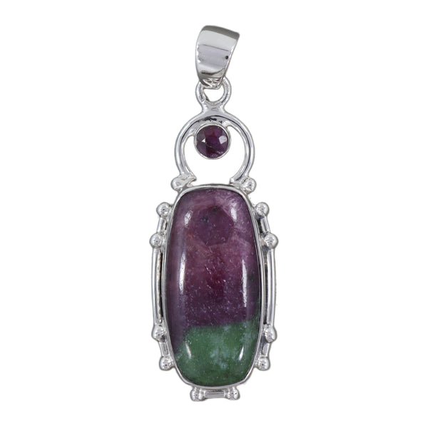 Ruby Zoisite,Ruby Pendant