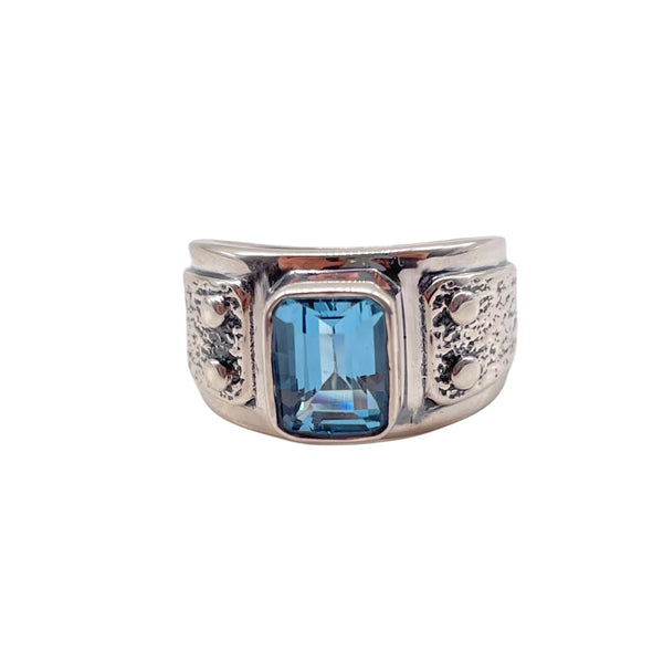 Blue Topaz Ring