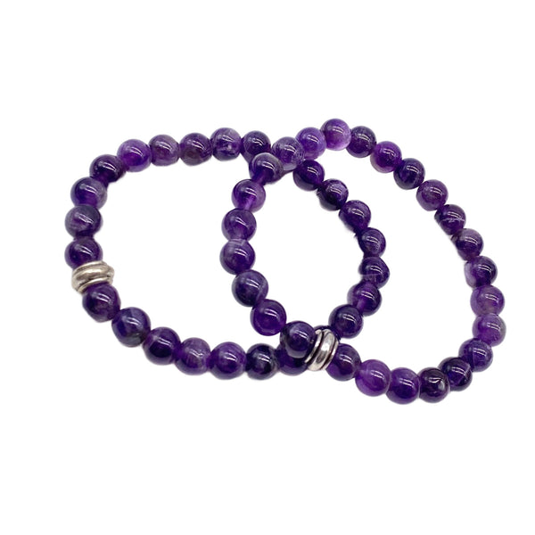 Amethyst Bracelet 8mm