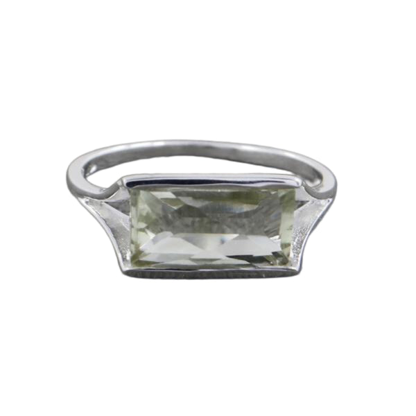 Green Amethyst Ring