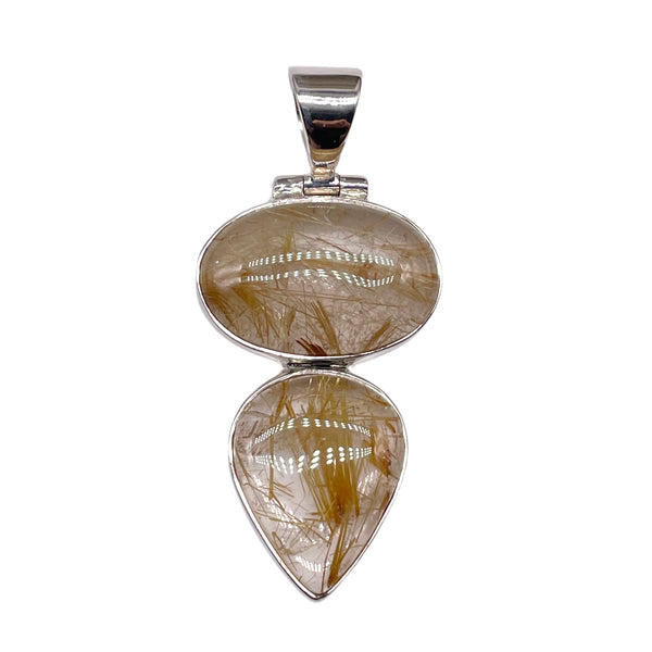 Rutilated Quartz Pendant