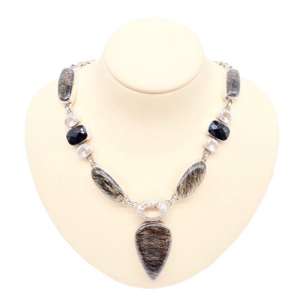 Tourmalated Quartz necklace