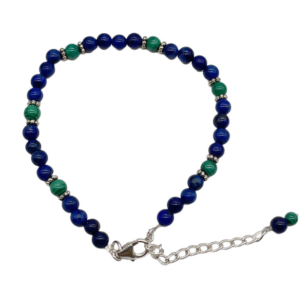 Lapis Lazuli Beaded Anklets/Bracelet