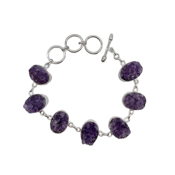 Amethyst druzy Bracelet