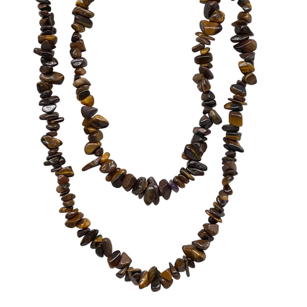 Tiger Eye Chip Chain