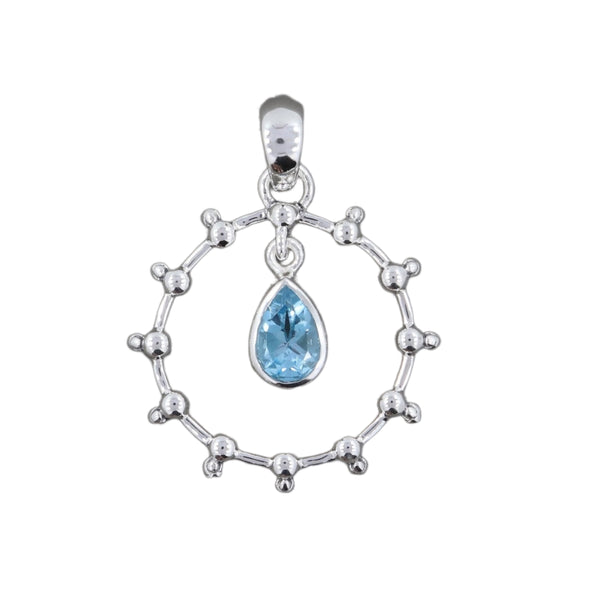 BLUE TOPAZ PENDANT