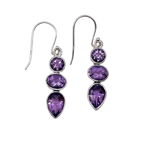 Amethyst Dangle Earrings