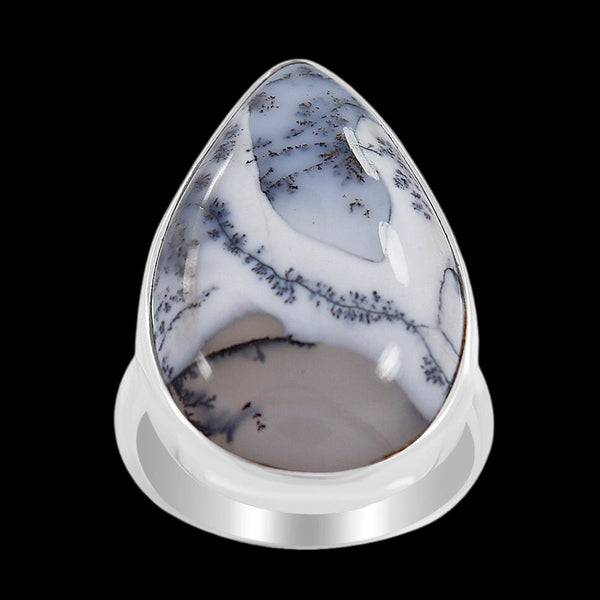 DENDRITIC OPAL RING