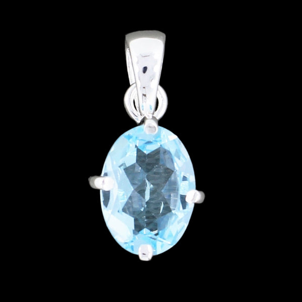 BLUE TOPAZ PENDANT