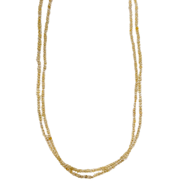 Citrine Beaded Necklace