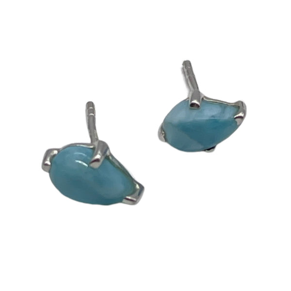 Larimar studs