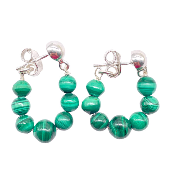 Malachite Earrings