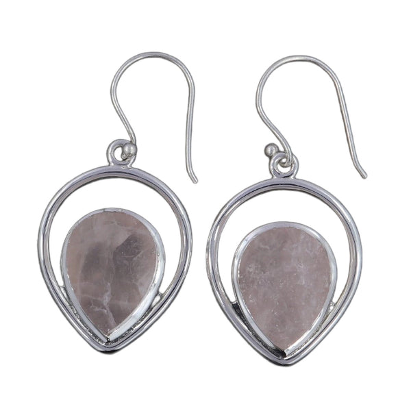 Rose Quartz Earrings