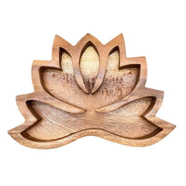 Wooden lotus trays