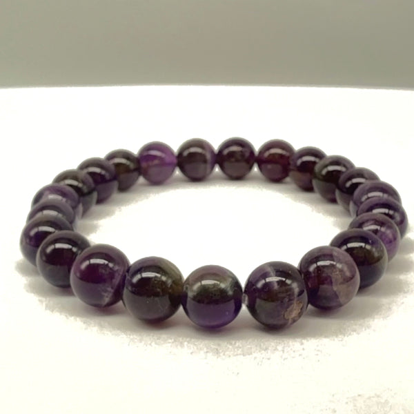 Amethyst Stretch Bracelet 8mm