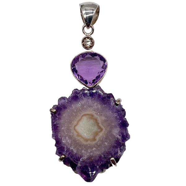 AMETHYST SLICE PENDANT