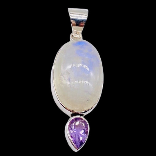 RAINBOW MOONSTONE PENDANT