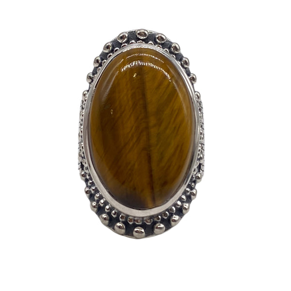 TIGER EYE RING