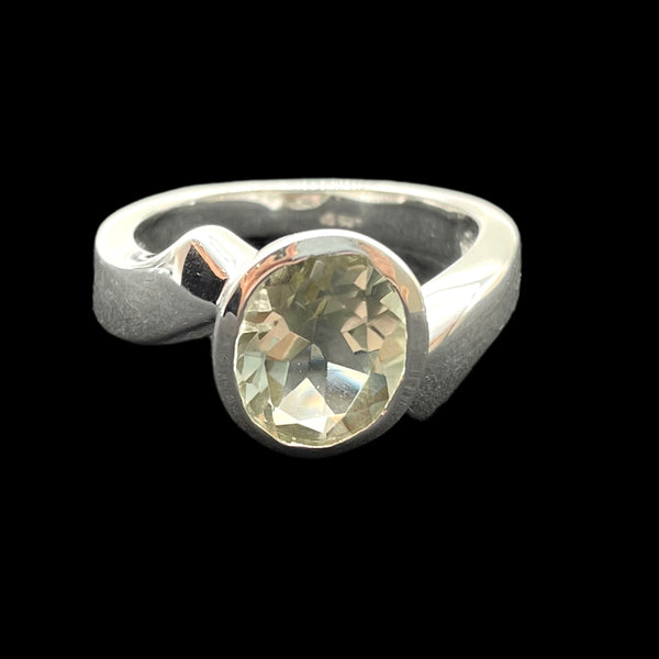 Green Amethyst Ring