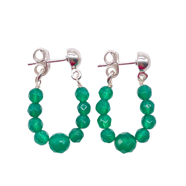 Green Onyx Earrings