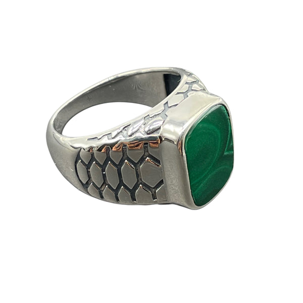 Men's Malachite Ring