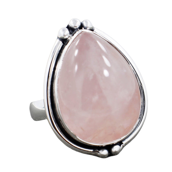 ROSE QUARTZ RING