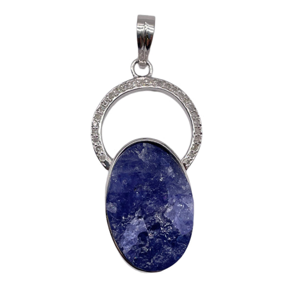 Tanzanite Diamond Pendant