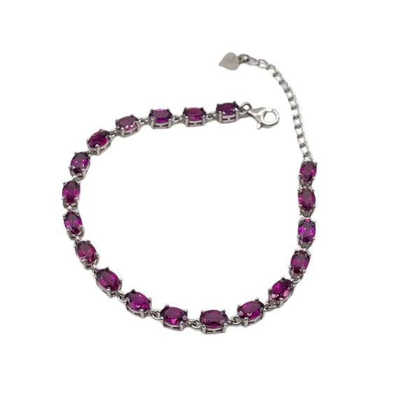 Rhodolite Garnet bracelet